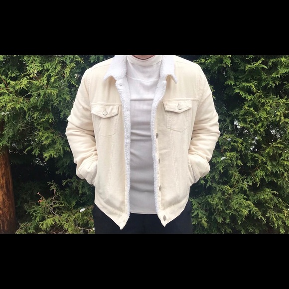 Women’s faux sherpa corduroy jacket size L - Picture 1 of 4